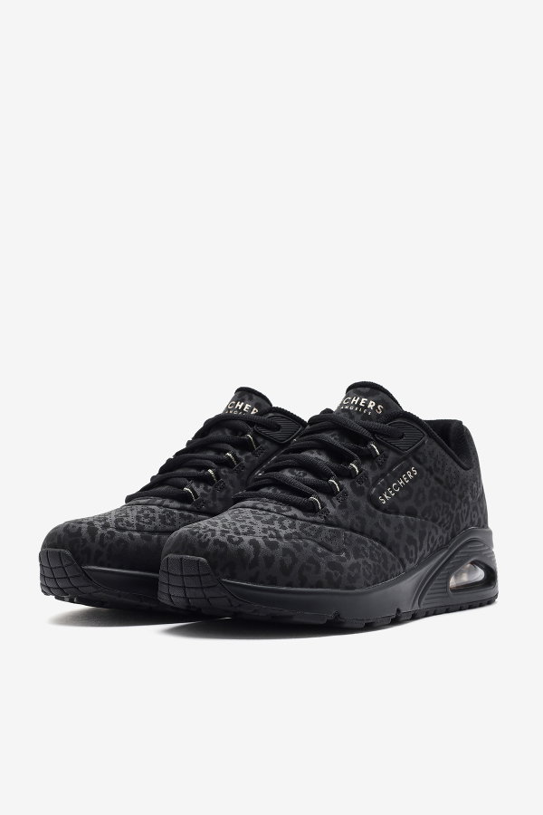 Skechers Uno - Kat-neato 177144 BBK Kadın Spor Ayakkabı SIYAH