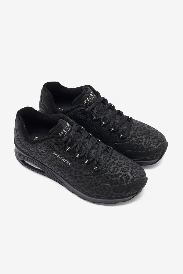 Skechers Uno - Kat-neato 177144 BBK Kadın Spor Ayakkabı SIYAH