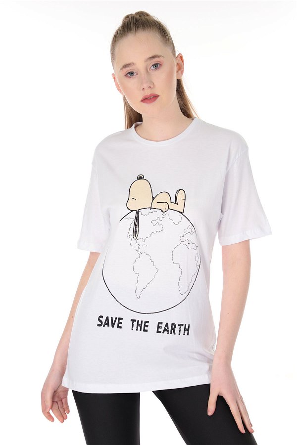 Gabria Snoopy Baskılı T-shirt