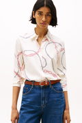 Tommy Hilfiger Kadın Gömlek EKRU
