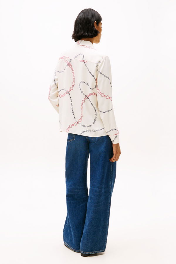 Tommy Hilfiger Kadın Gömlek EKRU