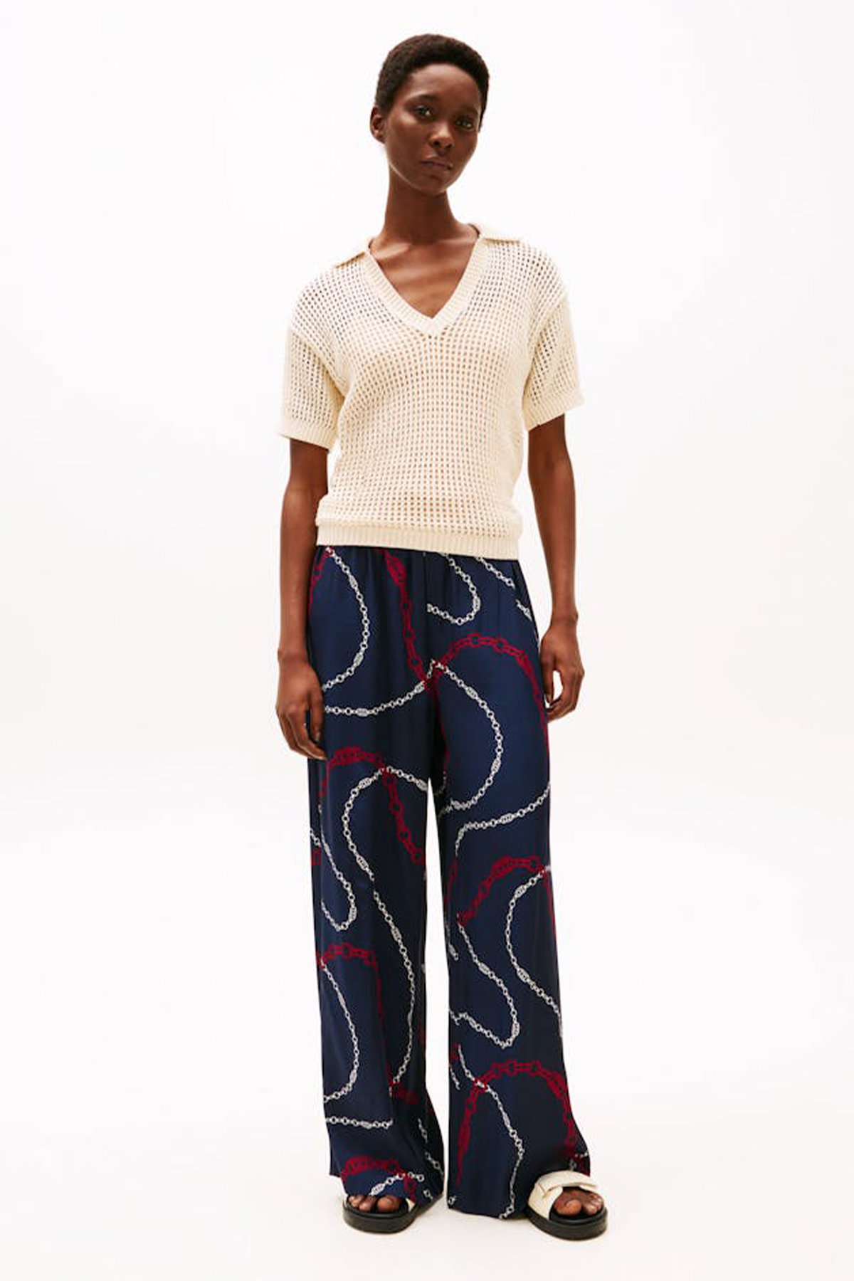 Tommy Hilfiger Kadın Pantolon LACIVERT