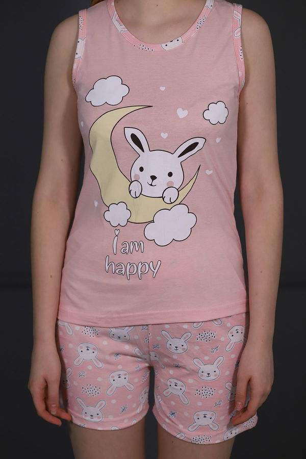 Şortlu Pijama Takımı PUDRA Şortlu Pijama Takımı PUDRA