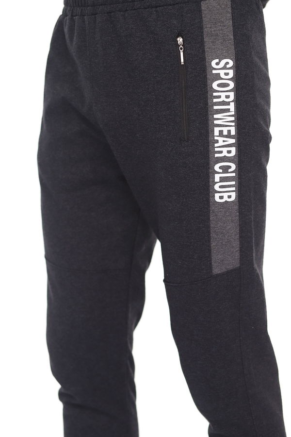 Sportwear Baskılı Eşofman Altı KOYU FUME Sportwear Baskılı Eşofman Altı KOYU FUME