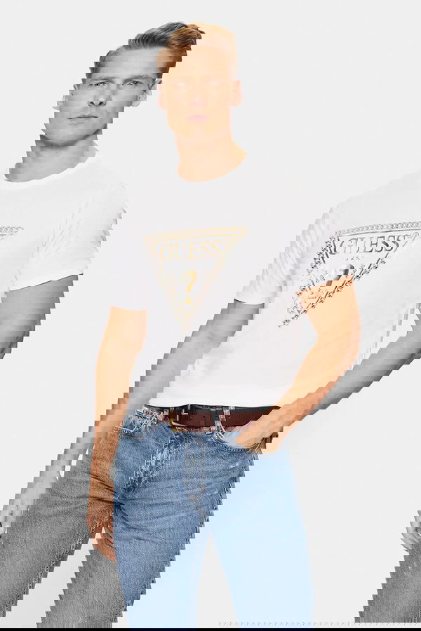 Guess Erkek T-shirt Beyaz