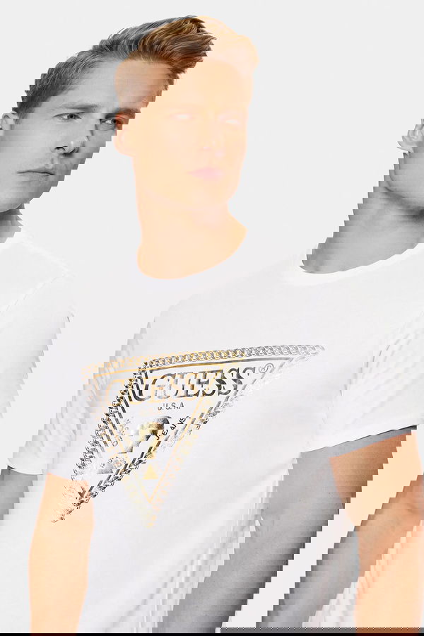 Guess Erkek T-shirt Beyaz