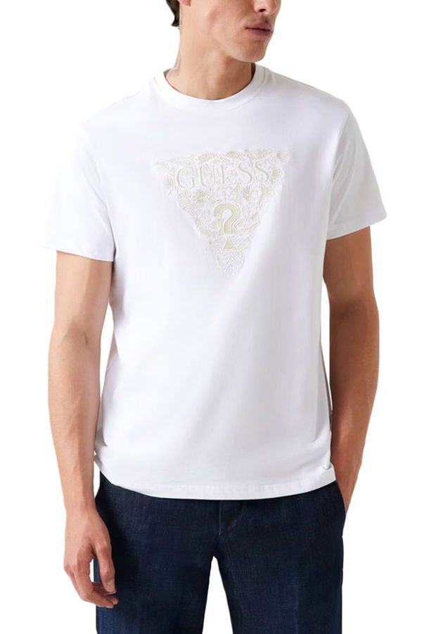 Guess Erkek T-shirt Beyaz
