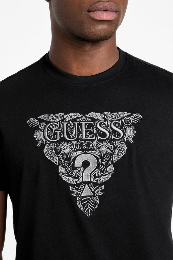 Guess Erkek T-shirt Siyah
