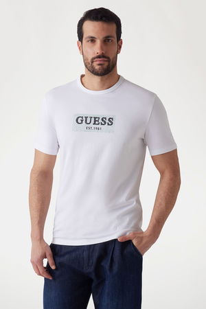 Guess Erkek T-shirt Beyaz