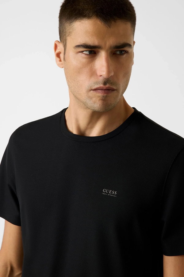 Guess Bisiklet Yaka T-shirt SIYAH