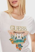 Guess Kadın T-shirt BEYAZ