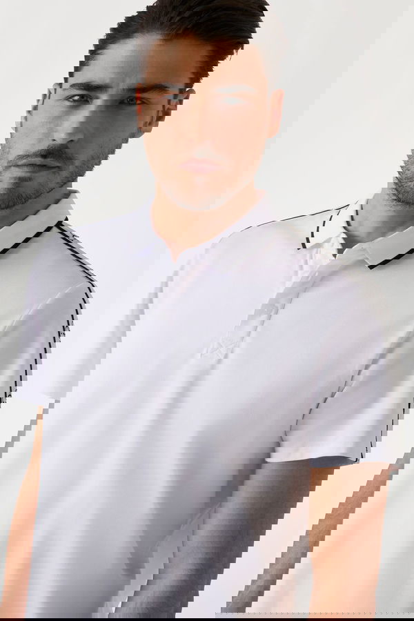 Guess Polo Yaka Erkek T-shirt Beyaz