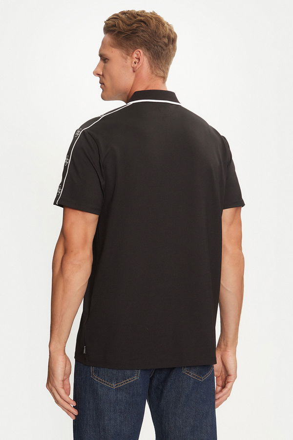 Guess Polo Yaka Erkek T-shirt Siyah