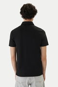 Guess Polo Yakak Erkek T-shirt SIYAH