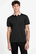 Guess Polo Yaka Erkek T-shirt SIYAH