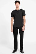 Guess Polo Yaka Erkek T-shirt SIYAH