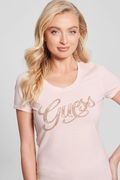 Guess Baskılı T-shirt PEMBE