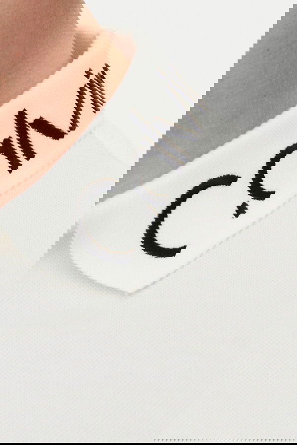 Calvin Klein Polo Yaka Erkek T-shirt Beyaz