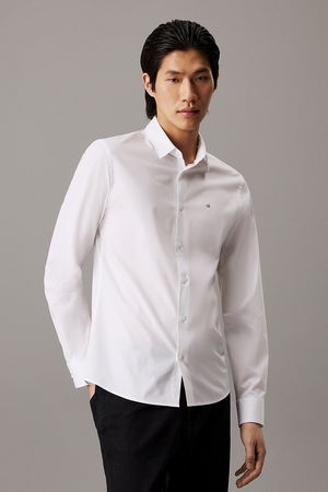 Calvin Klein Klasik Erkek Gömlek BEYAZ Calvin Klein Klasik Erkek Gömlek BEYAZ