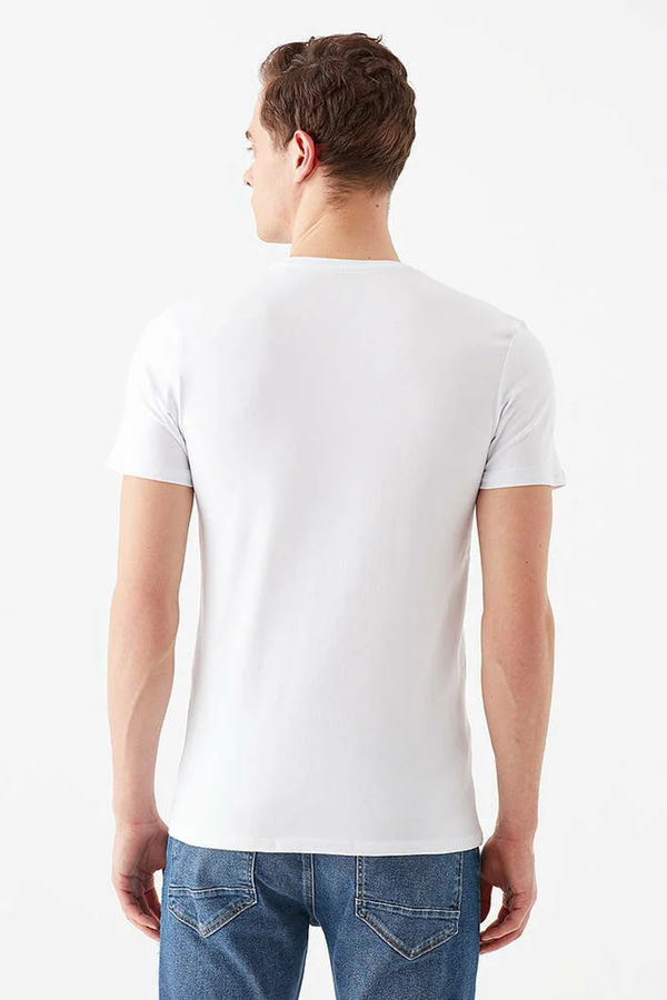 STRETCH T-SHIRT BEYAZ BEYAZ