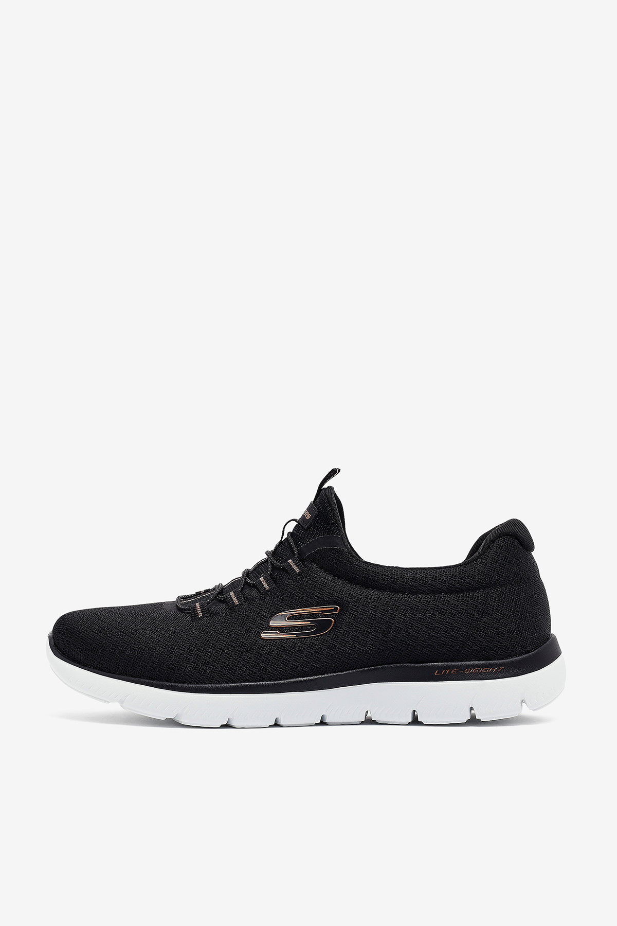 Skechers Summits 12980TK BKRG Kadın Spor Ayakkabı SİYAH-PEMB