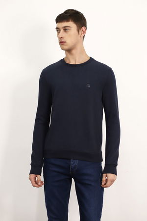 SWEATSHIRT gece lacivert STD