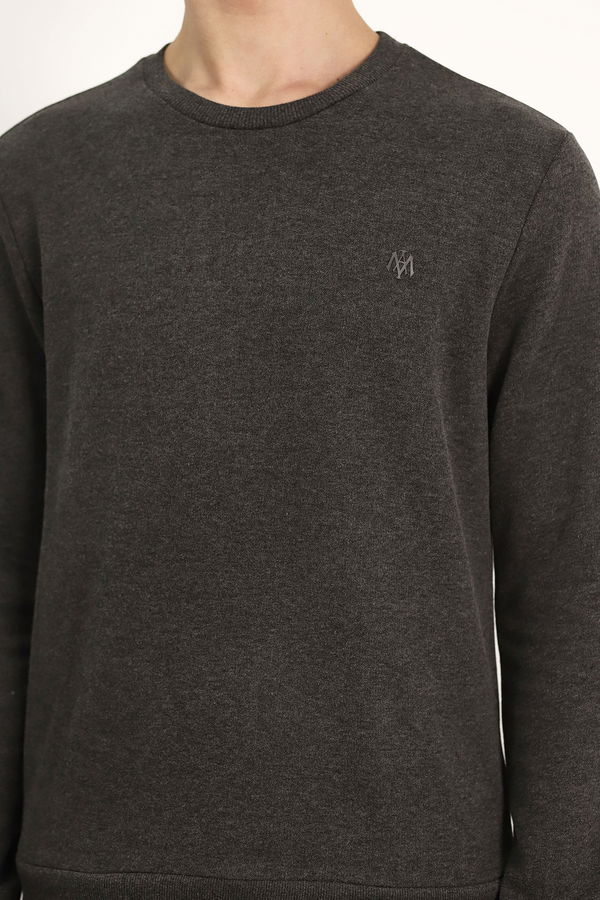 SWEATSHIRT koyu gri melanj STD SWEATSHIRT koyu gri melanj STD