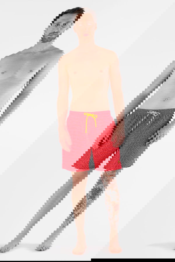 Guess Erkek Deniz Şortu Kırmızı