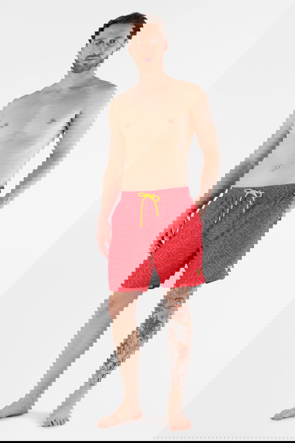 Guess Erkek Deniz Şortu Kırmızı