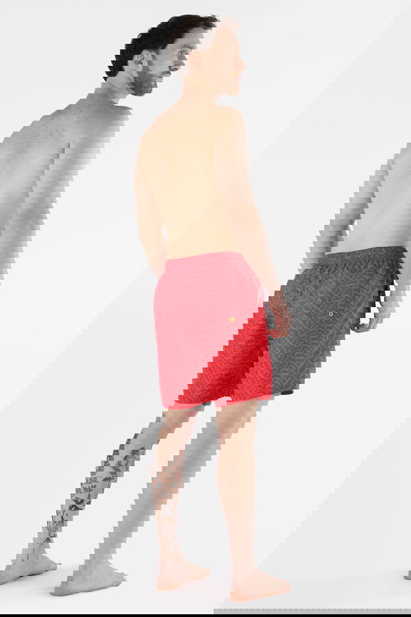 Guess Erkek Deniz Şortu Kırmızı