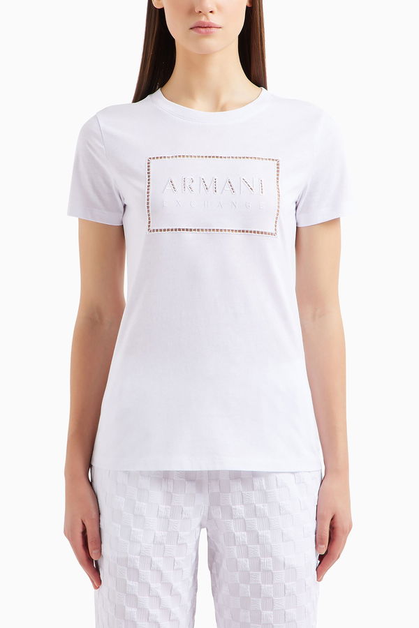 Armani Kadın T-shirt BEYAZ Armani Kadın T-shirt BEYAZ