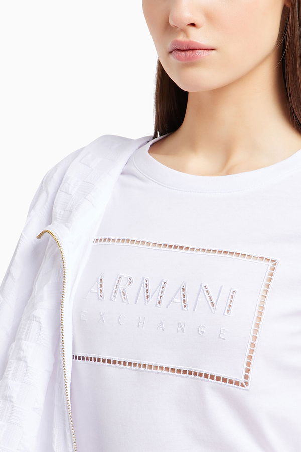 Armani Kadın T-shirt BEYAZ Armani Kadın T-shirt BEYAZ