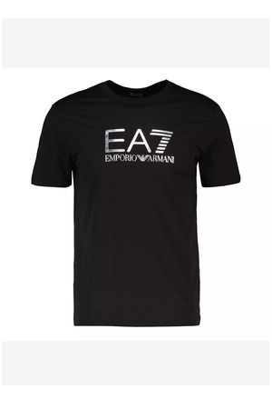 EA7 Bisiklet Yaka Baskılı Erkek T-shirt SİYAH EA7 Bisiklet Yaka Baskılı Erkek T-shirt SİYAH