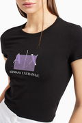 Armani Kadın T-shirt SİYAH