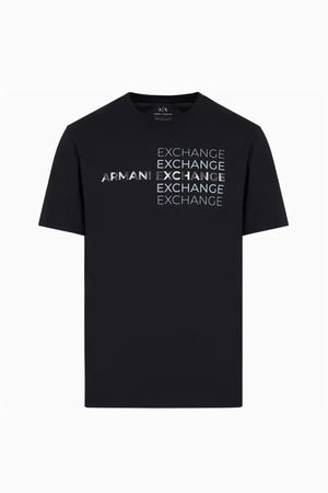 Armani Baskılı Erkek T-shirt SİYAH Armani Baskılı Erkek T-shirt SİYAH