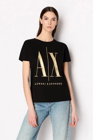 Armani Kadın T-shirt SİYAH Armani Kadın T-shirt SİYAH