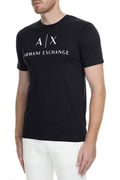 Armani Bisiklet Yaka Erkek T-shirt SİYAH