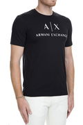 Armani Bisiklet Yaka Erkek T-shirt SİYAH