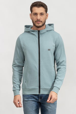 Tommy Hilfiger Fermuarlı Erkek Sweat MINT Tommy Hilfiger Fermuarlı Erkek Sweat MINT