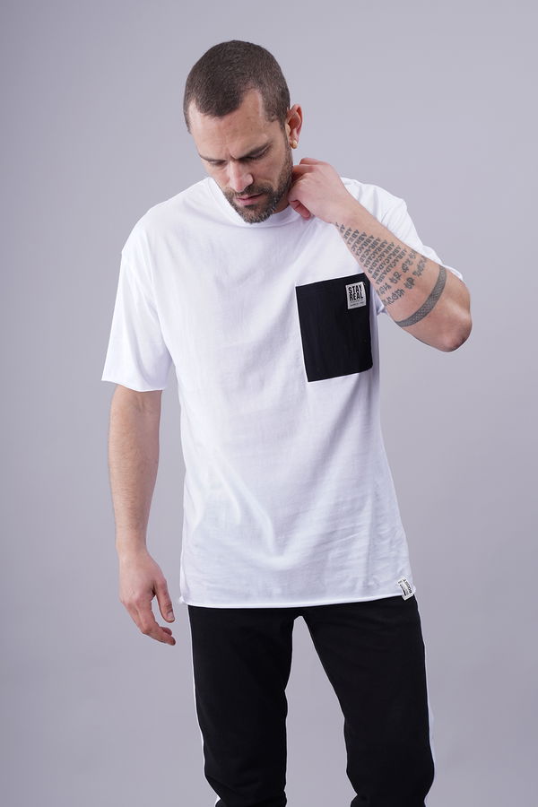 Gabria Tek Cepli Oversize T-shirt