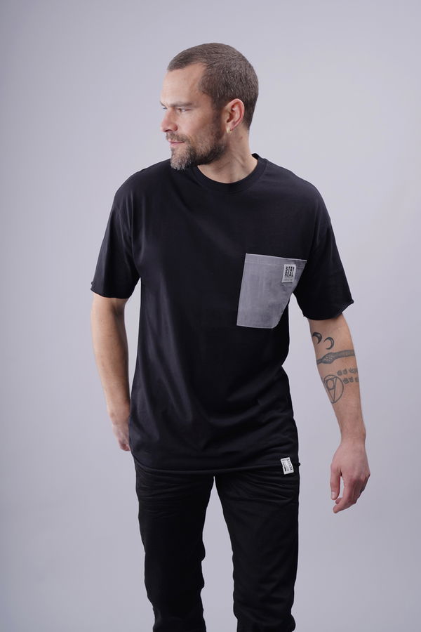 Gabria Tek Cepli Oversize T-shirt