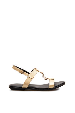 Tommy Hilfiger Kadın Sandalet GOLD Tommy Hilfiger Kadın Sandalet GOLD