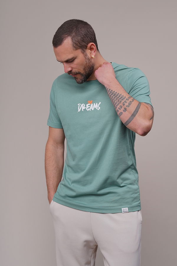 The Dreams Baskılı T-shirt MINT The Dreams Baskılı T-shirt MINT