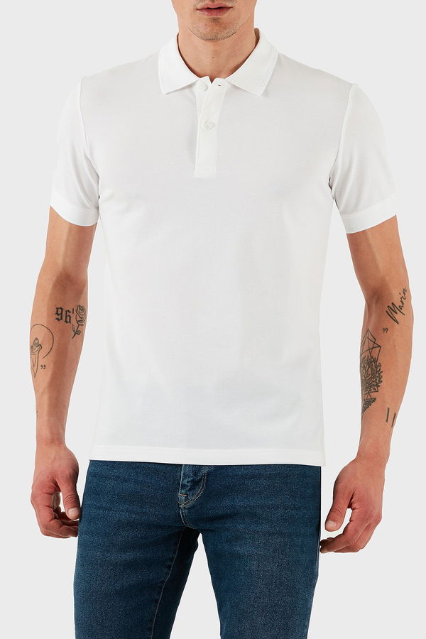 Calvin Klein Polo Yala Erkek T-shirt Beyaz