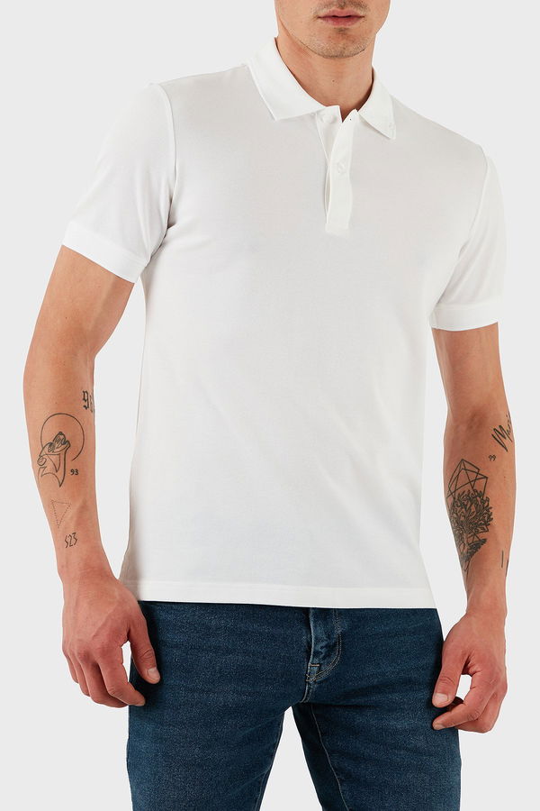 Calvin Klein Polo Yala Erkek T-shirt Beyaz