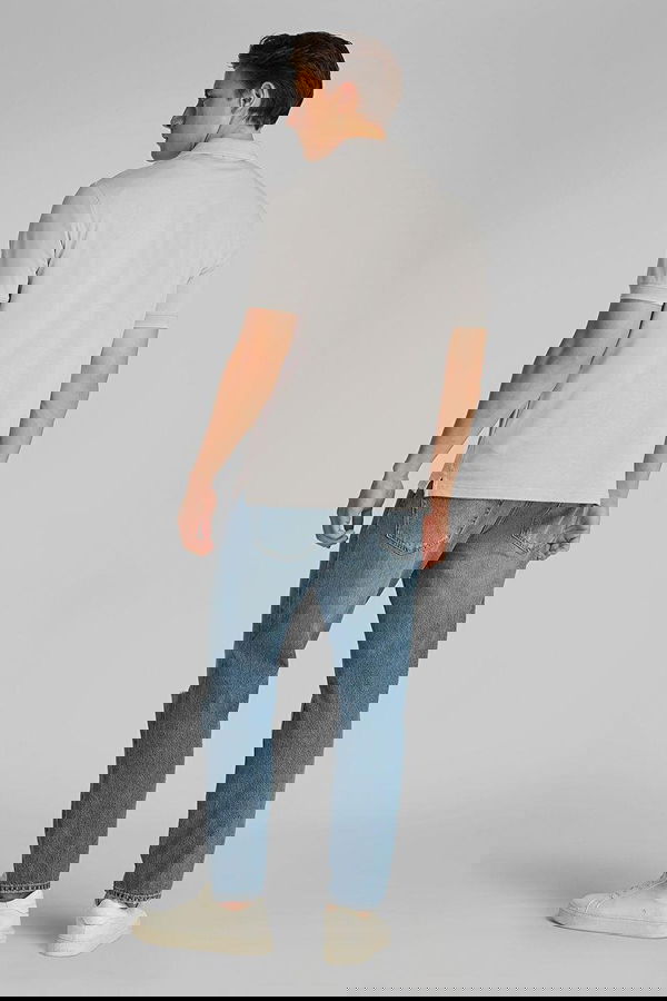 Calvin Klein Polo Yaka Erkek T-shirt GRİ