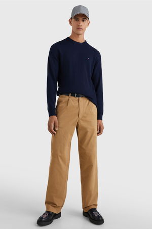 Tommy Hilfiger Bisiklet Yaka Erkek Kazak LACİVERT Tommy Hilfiger Bisiklet Yaka Erkek Kazak LACİVERT