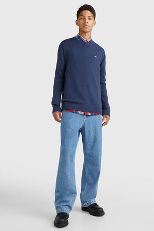 Tommy Hilfiger Bisiklet Yaka Kazak LACİVERT Tommy Hilfiger Bisiklet Yaka Kazak LACİVERT