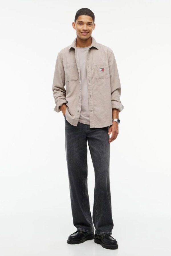 Tommy Hilfiger Corduroy Erkek Gömlek BEJ