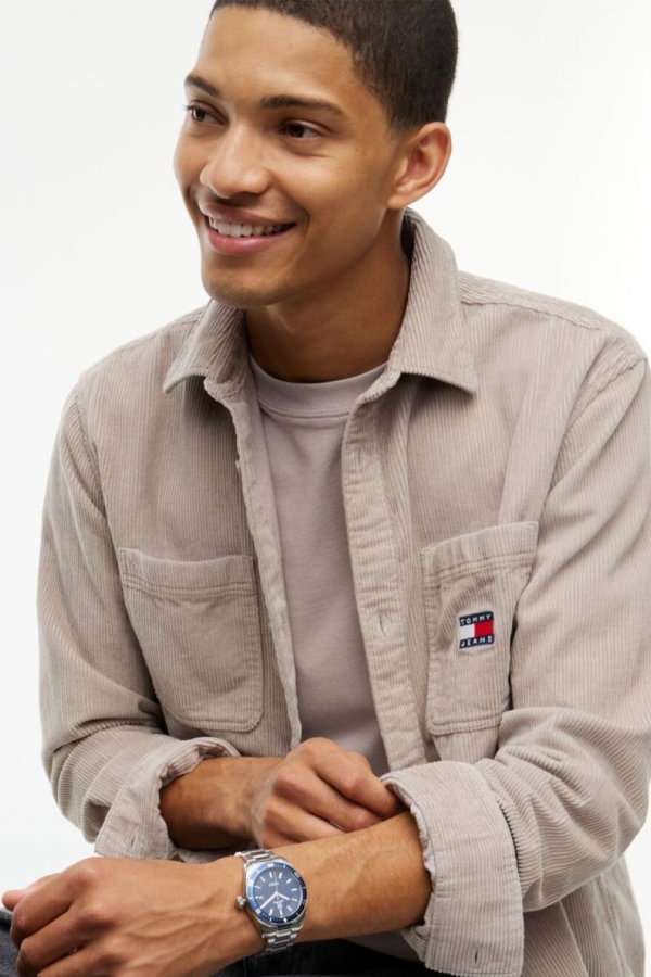 Tommy Hilfiger Corduroy Erkek Gömlek BEJ